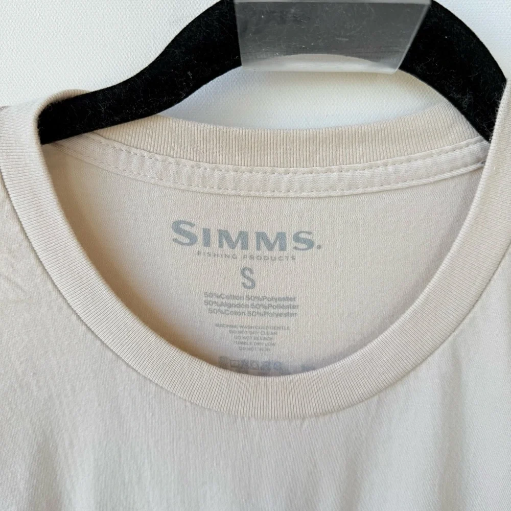 Simms Bozeman, MT Men’s Short Sleeve Shirt size small - Picture 3 of 4
